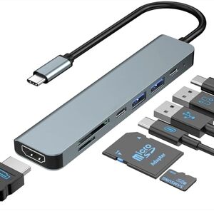 2 For $20 NWT 6 in 1 USB Type-C Hub